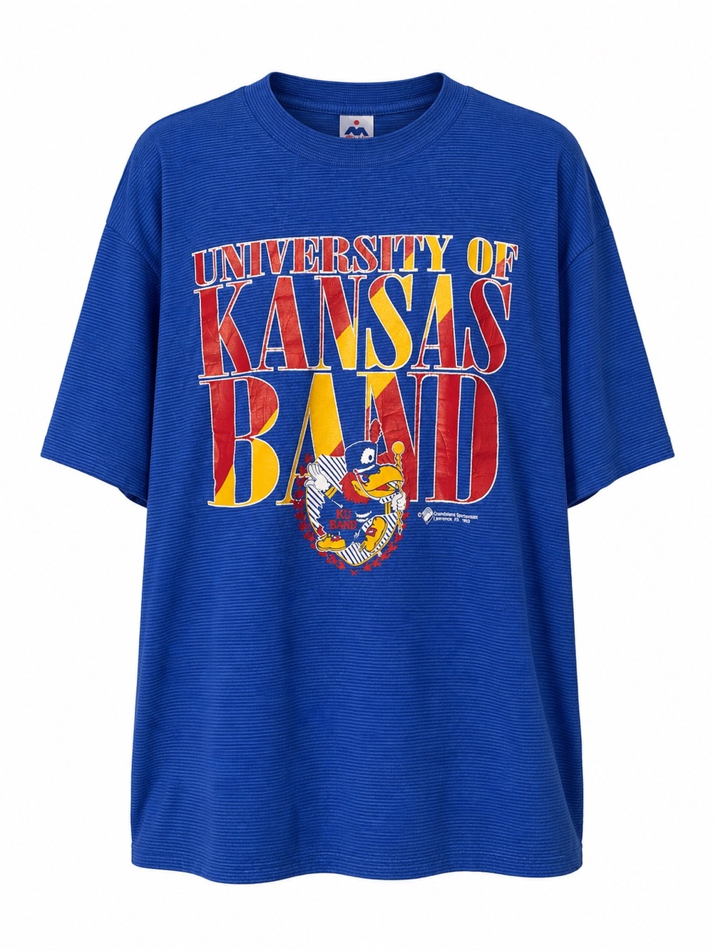 Vintage KU Jayhawks Marching Band Tee 1993 Single Stitch Graphic Shirt XL